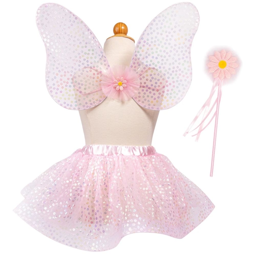 Crazy for Daisies Tutu, Wand and Wing Set, size 4-6