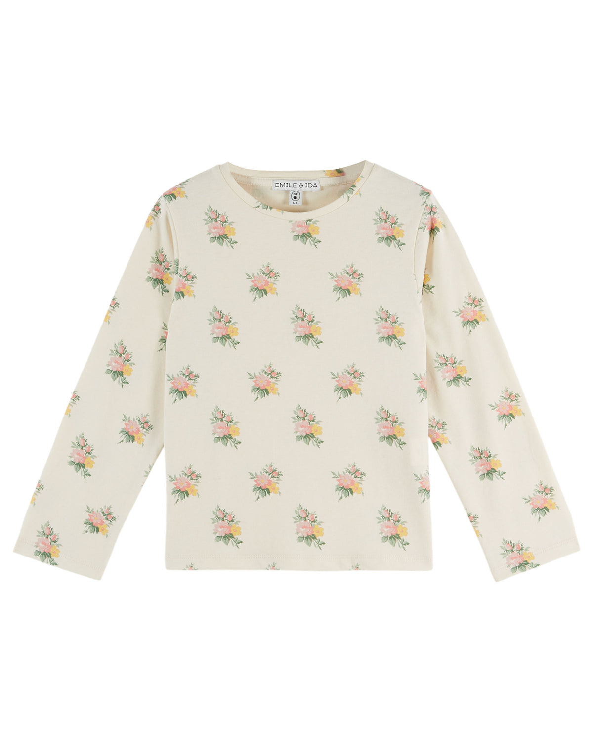 Emile & Ida Floral All Over Print Tee Shirt Flowers