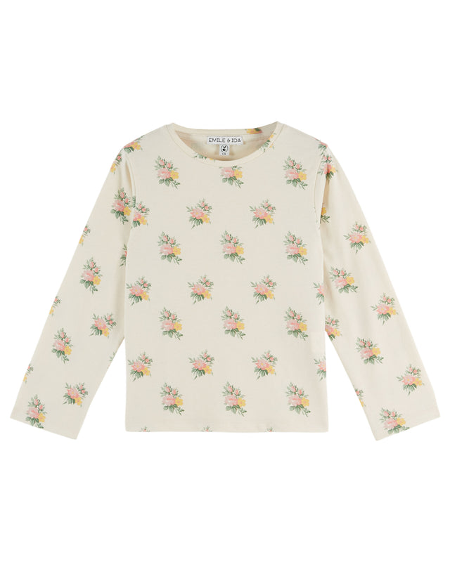 Emile & Ida Floral All Over Print Tee Shirt Flowers