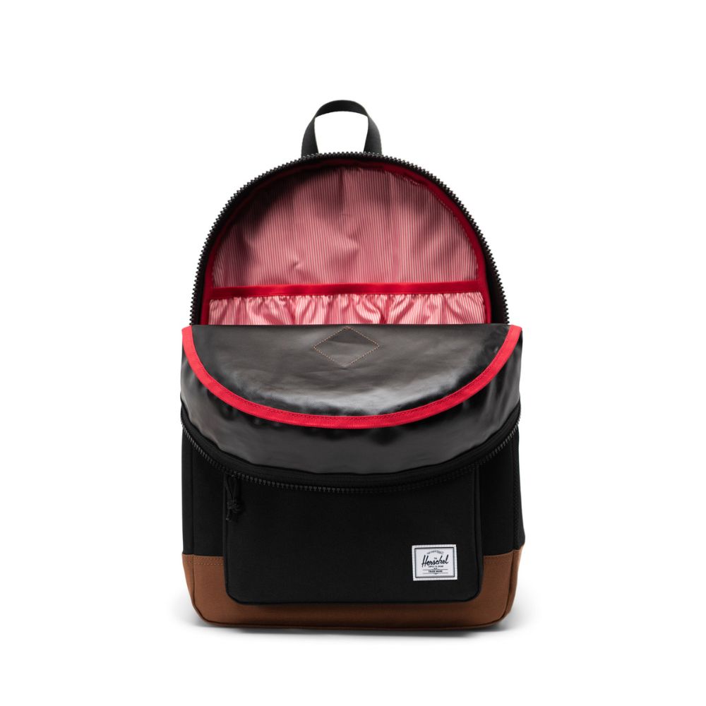 Herschel Heritage Youth Backpack - Black/Saddle Brown