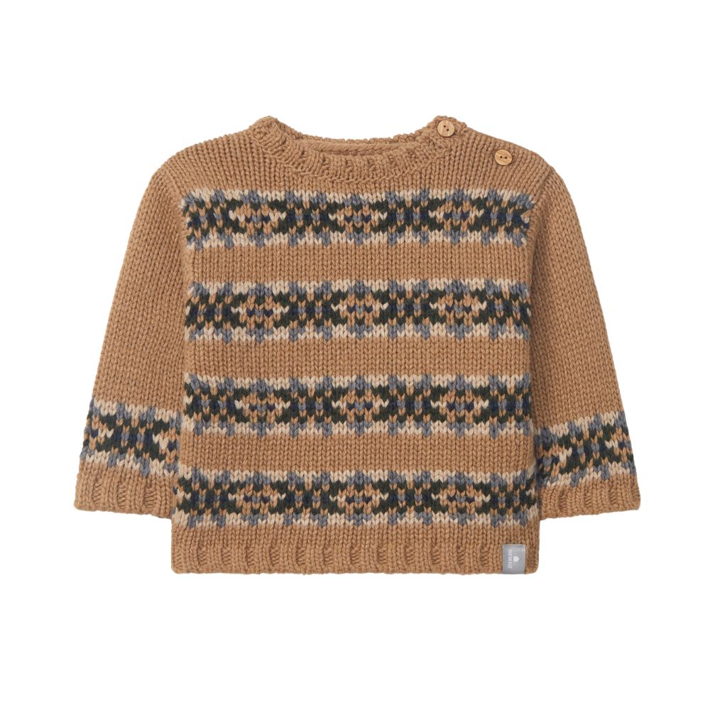 Snug Jacquard Knitted Sweater