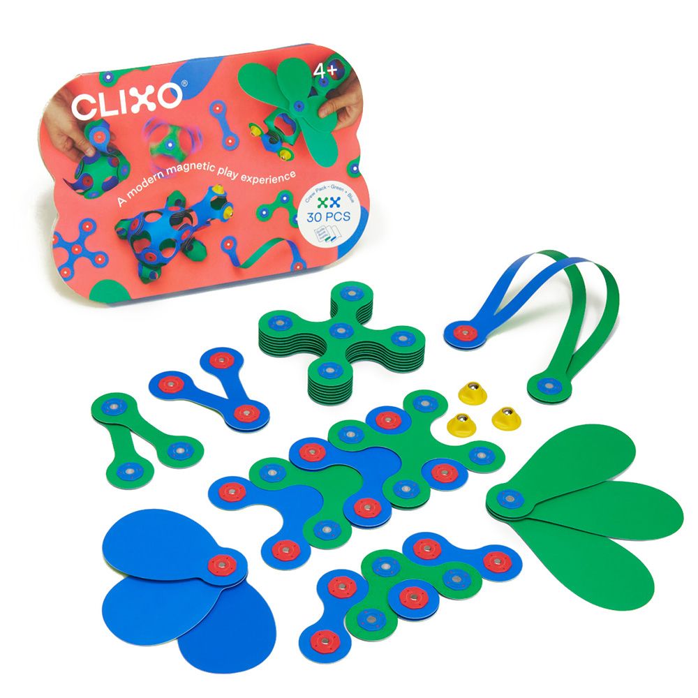 Clixo Crew Pack - Blue/Green (30 pcs)