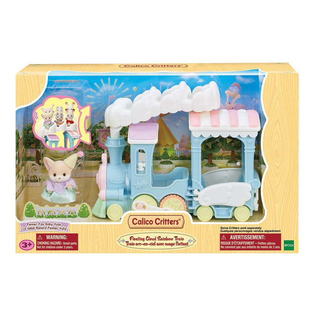 Calico Critters Floating Cloud Rainbow Train