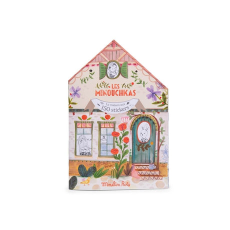 Moulin Roty Les Minouchkas - Colouring Book With Stickers