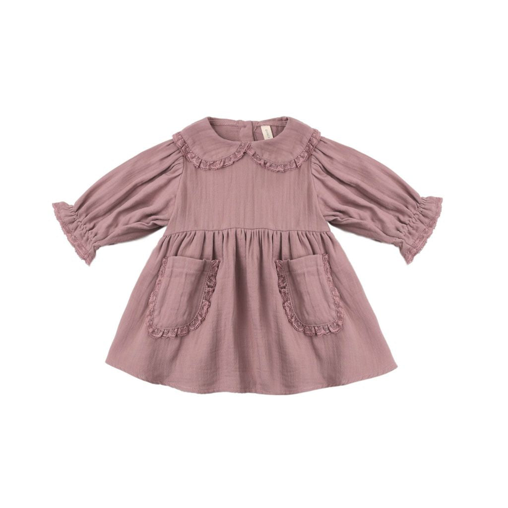 Quincy Mae Marisol Dress Mulberry
