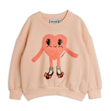 Mini Rodini Heart in shoes chenille sweatshirt