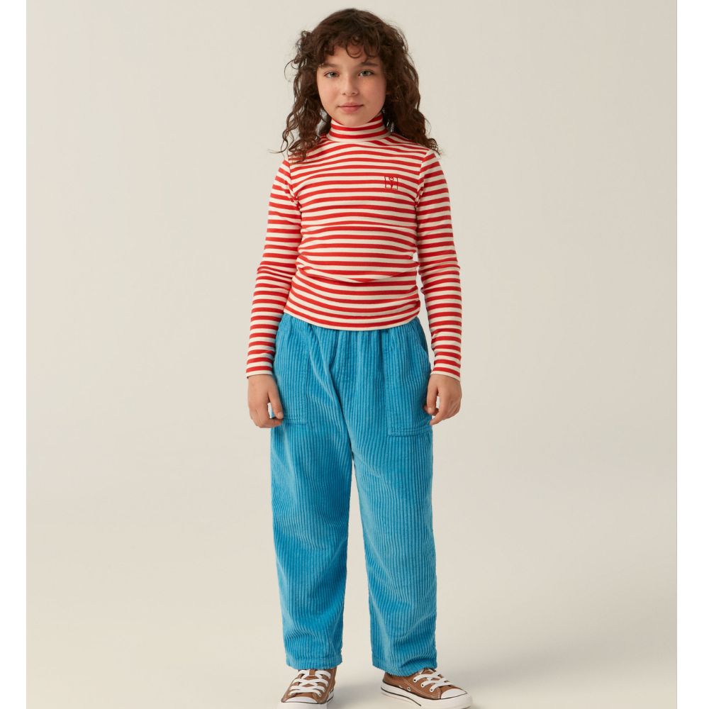 The Campamento Red Stripes Turtle Neck T Shirt