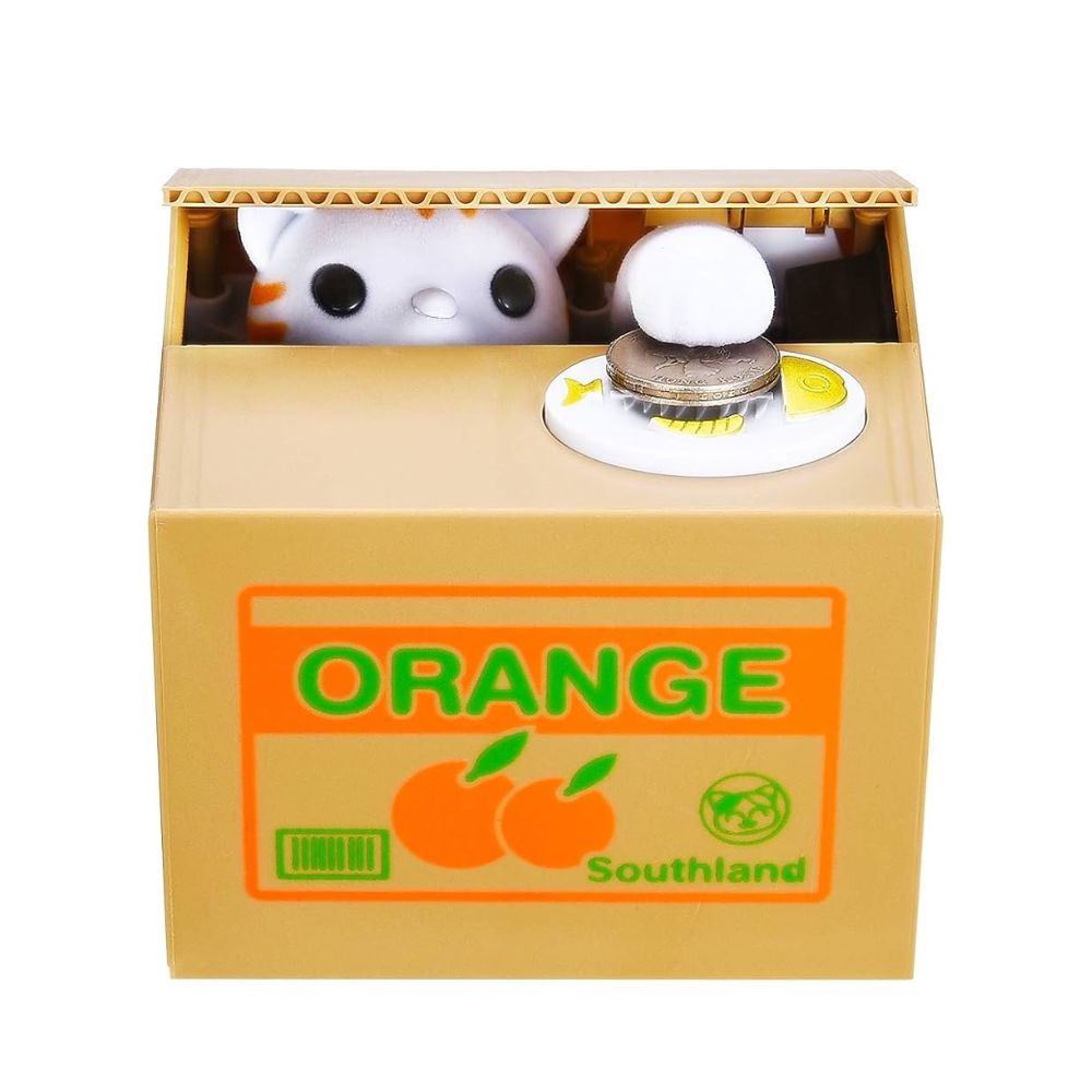 Mechanical Cat Coin Bank