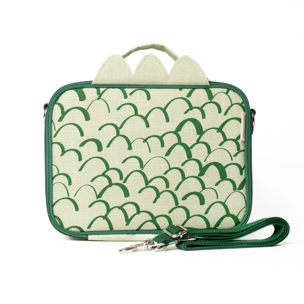 Lunch Box Raw Linen - Dino Scales