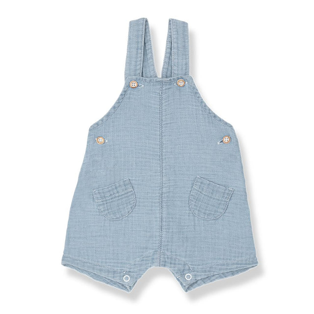 1 + in the Family Newborn SKIROS Muslim Denim Overall