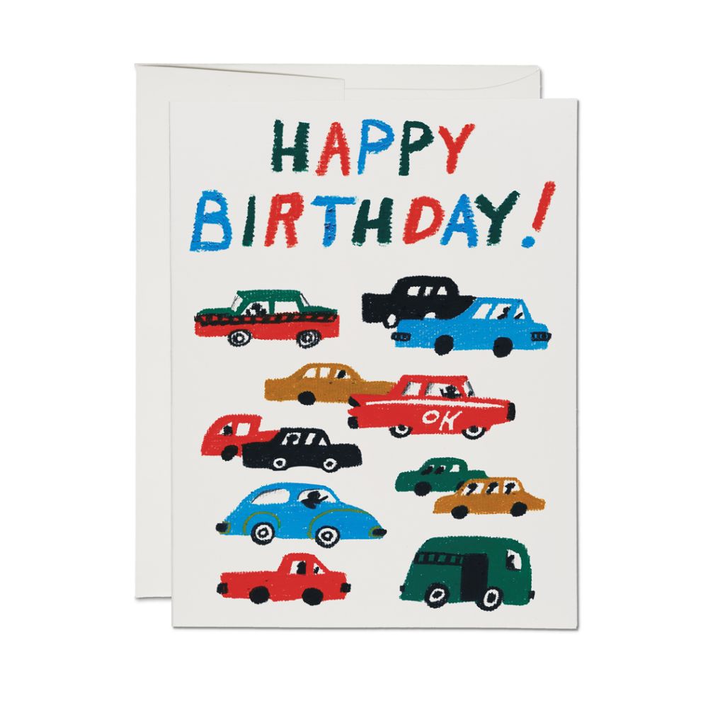 Traffic Birthday Card