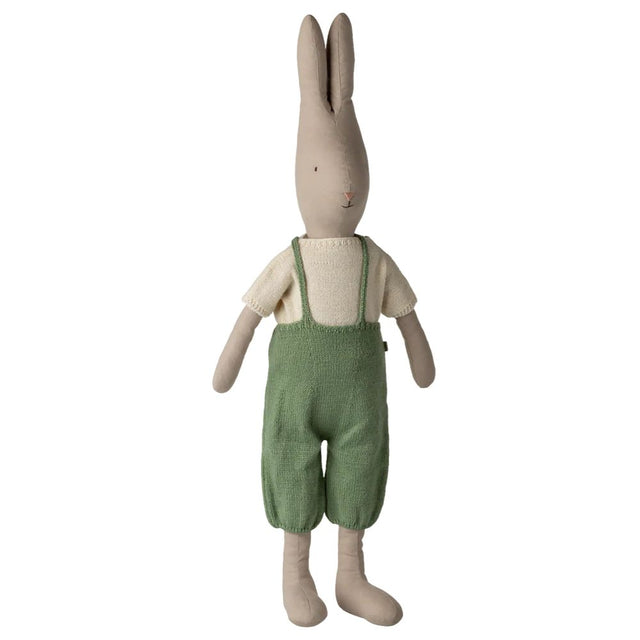 Maileg Rabbit, Size 5- Classic Knitted Shirt and Overall