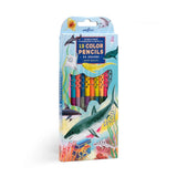 Eeboo Shark 12 Double Sided Special Pencils