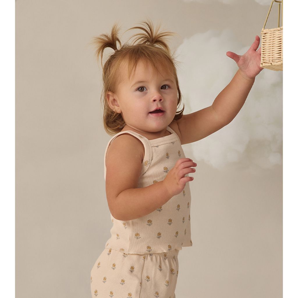 Quincy Mae Evie Tank + Shortie Set Buttercup