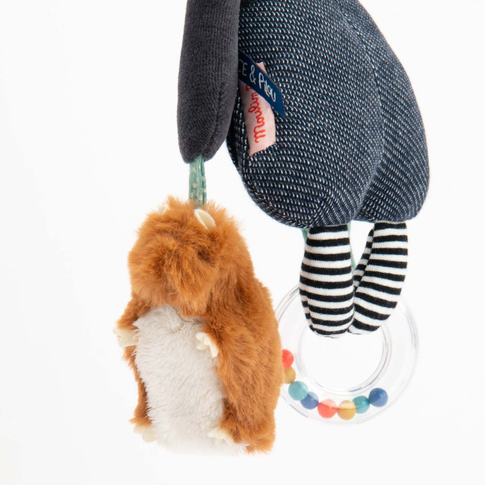 Moulin Roty Puce & Pilou- Hanging Activity Puce