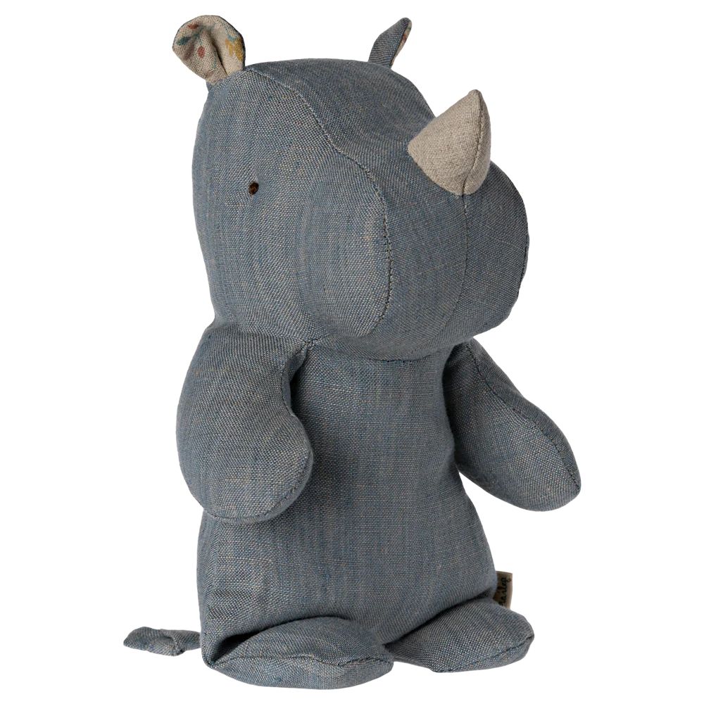 Maileg Safari Friends Small  Rhino - Blue/Sand
