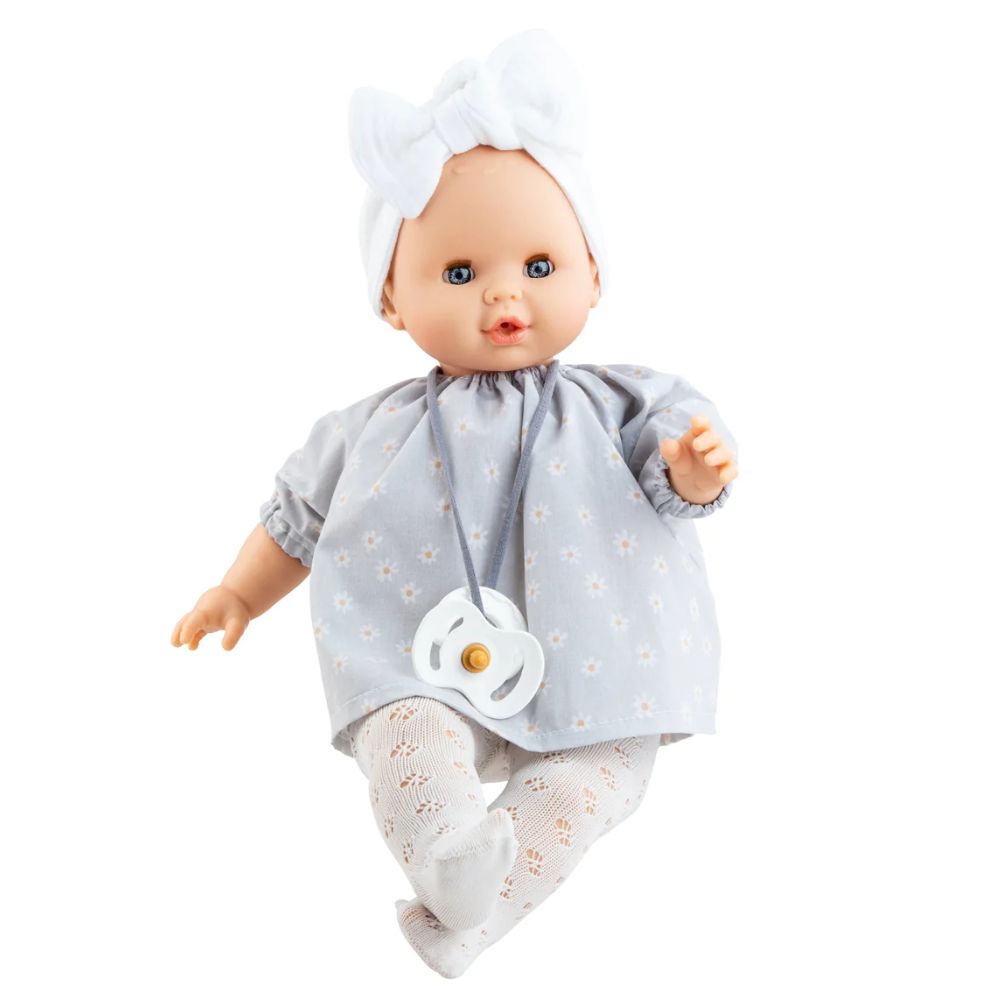 Paola Reina Alex and Sonia Doll - Sonia with Floral Tights and Headband