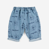 Bobo Choses Baby Pickles The Dog all over denim pants