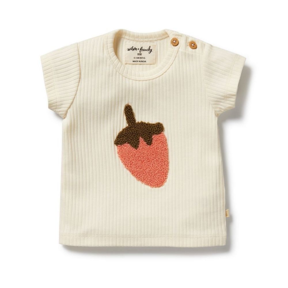 Wilson & Frenchy Embroidered Organic Tee