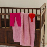 Hvid Kiki Blanket Cotton Candy