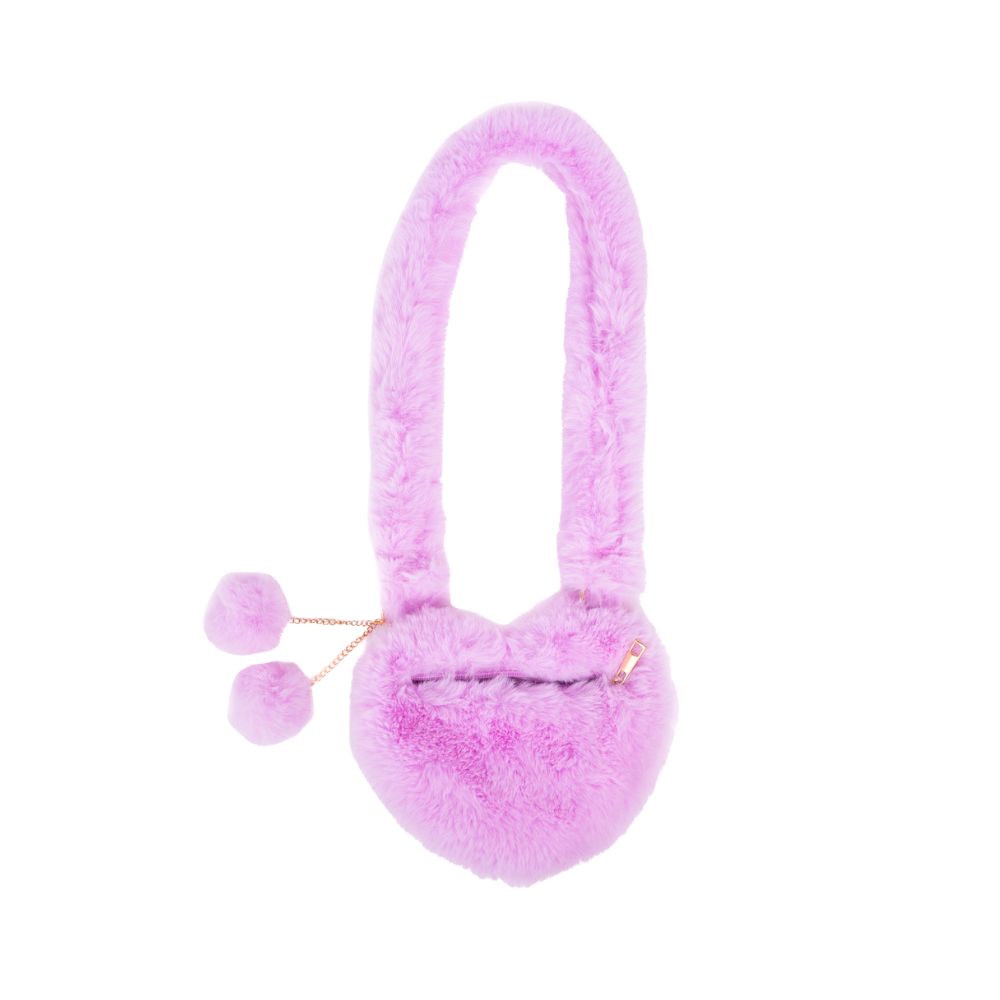 Lilac Love Furry Purse