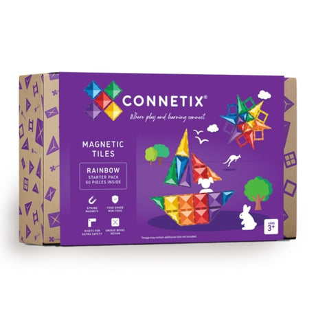 Connetix Rainbow Starter Pack - 60 Pieces