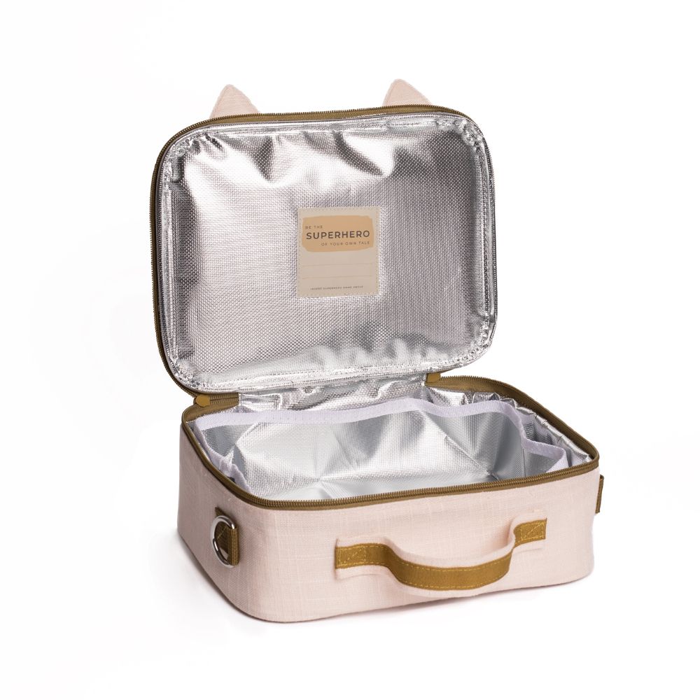 Lunch Box Raw Linen - Cat Ears