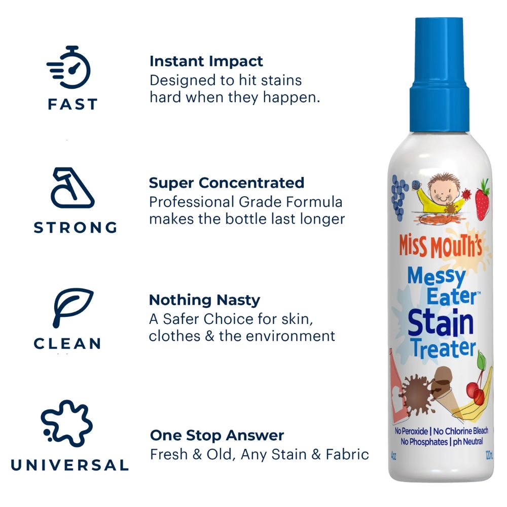 Miss Mouths' Messy Eater Stain Treater, 120ml
