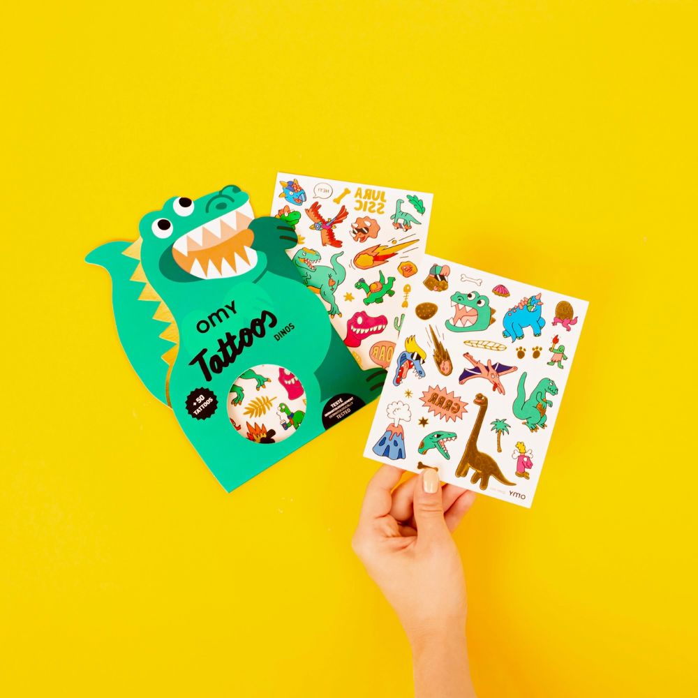 Omy Kids' Temporary Dino Tattoos