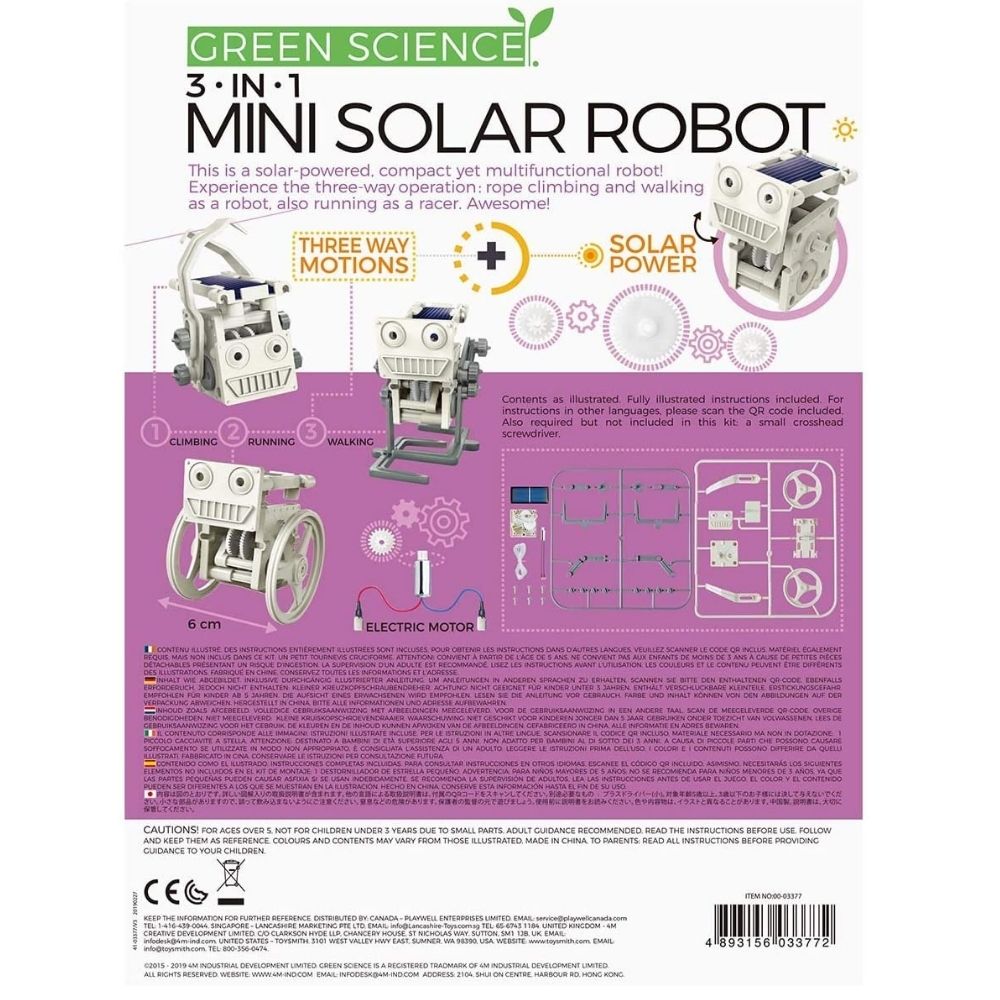 3 in 1 Solar Robot