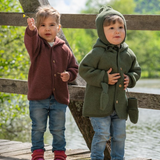 Engel Hooded Jacket With Wooden Buttons Reed