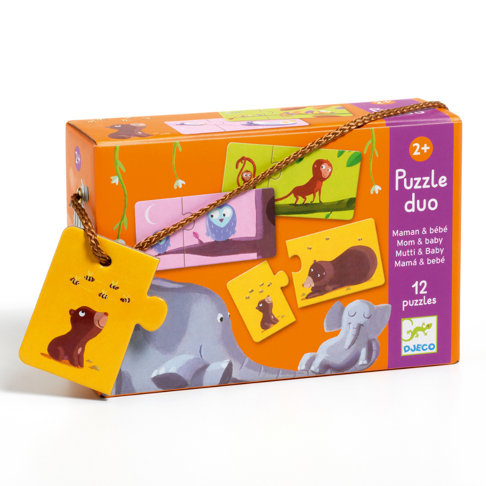 Djeco Puzzle Duo, Mom and Baby Djeco Collection Kol Kid