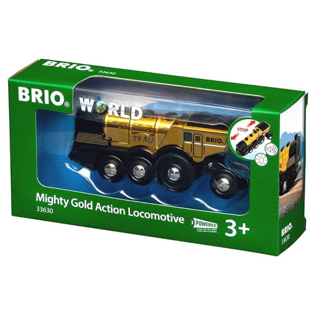 Brio Mighty Golden Action Locomotive