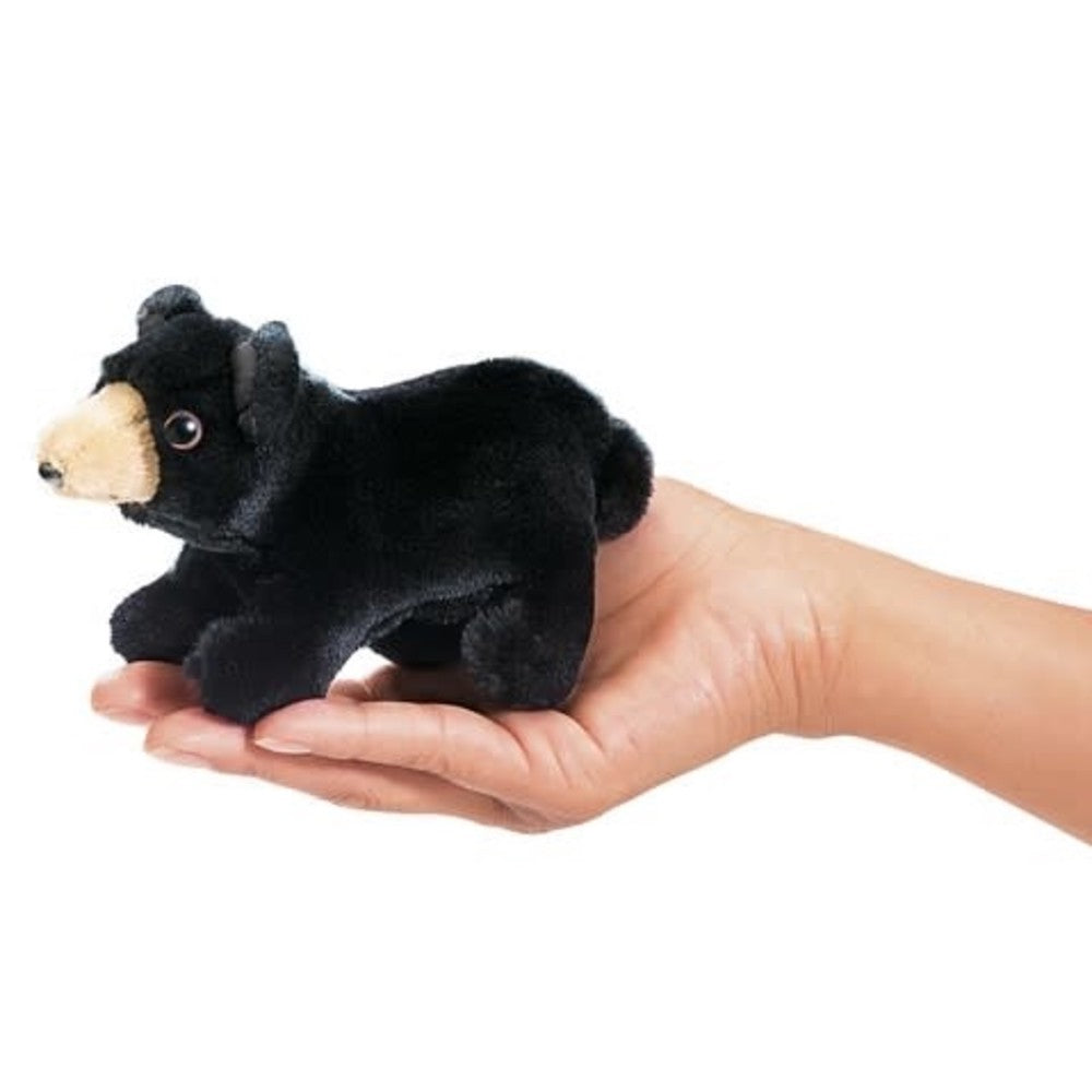 Finger Puppet - Mini Black Bear