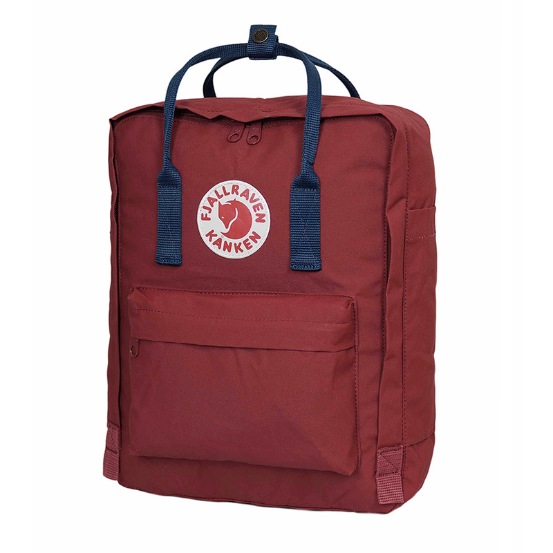 Navy blue and red kanken on sale