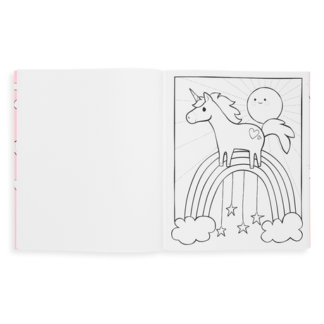 Color-in Book: Enchanting Unicorns