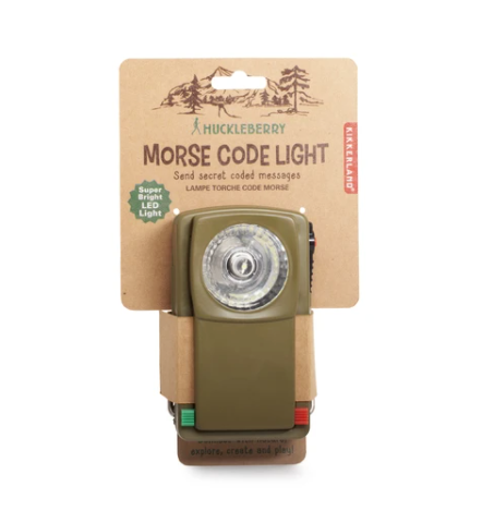 Morse code deals flashlight