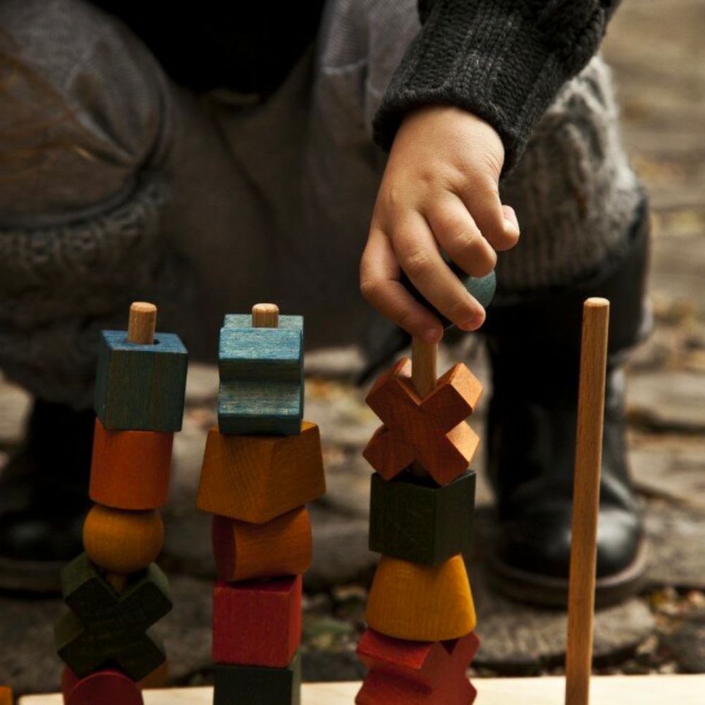 Stacking Montessori Toy Rainbow – Kol Kid