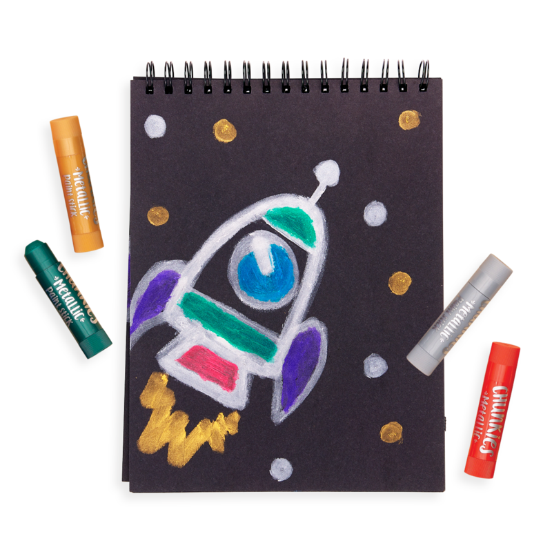 Chunkies Paint Sticks Metallic 6pk