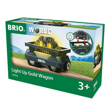 Brio Light Up Gold Wagon