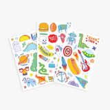 Tattoo-Palooza Temporary Tattoos - Awesome Doodles 3 Sheets