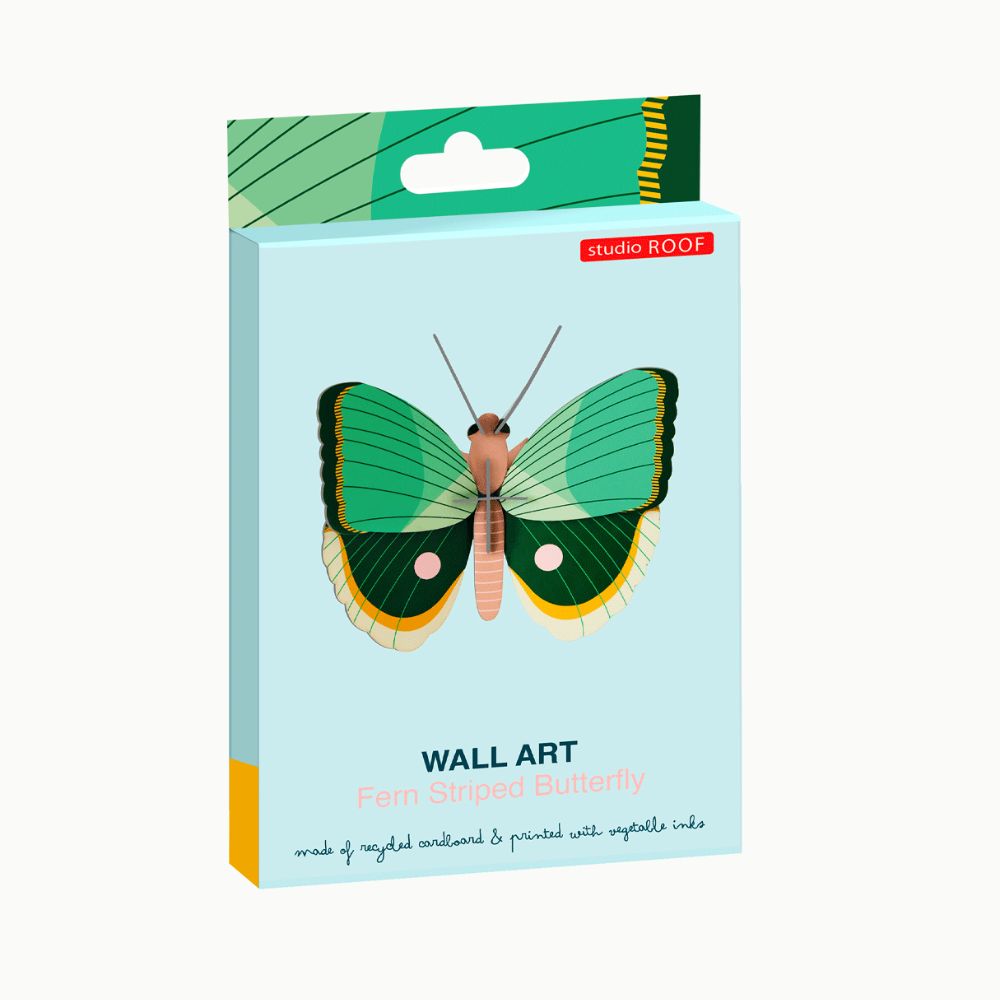 DIY 3D Wall Decoration - Fern Striped Butterfly, small