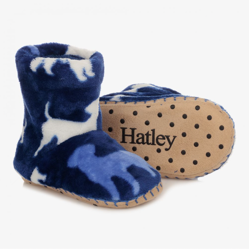 Hatley Silhouette Pups Fleece Slippers – Kol Kid