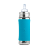 Pura Infant Bottle With Aqua Sleeve 11 oz