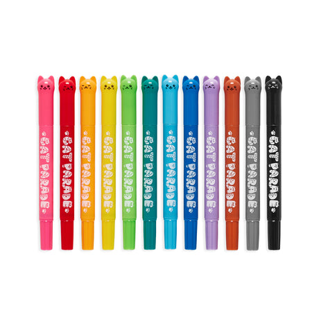 Cat Parade Gel Crayons Set of 12