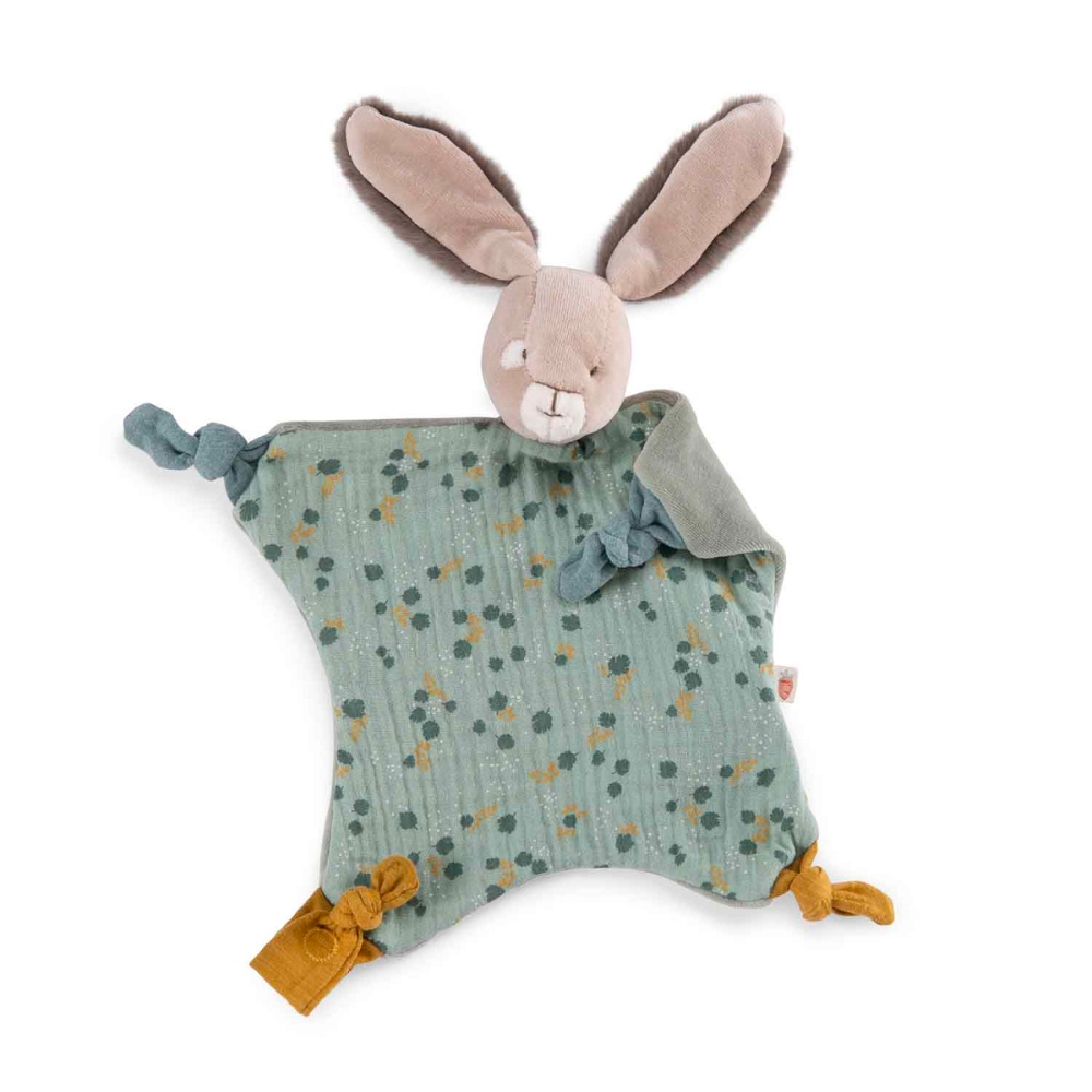 Moulin Roty Trois Petits Lapins- Sage Rabbit Cuddle Toy