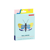 DIY 3D Wall Decoration - Yellow Monarch Butterfly, small