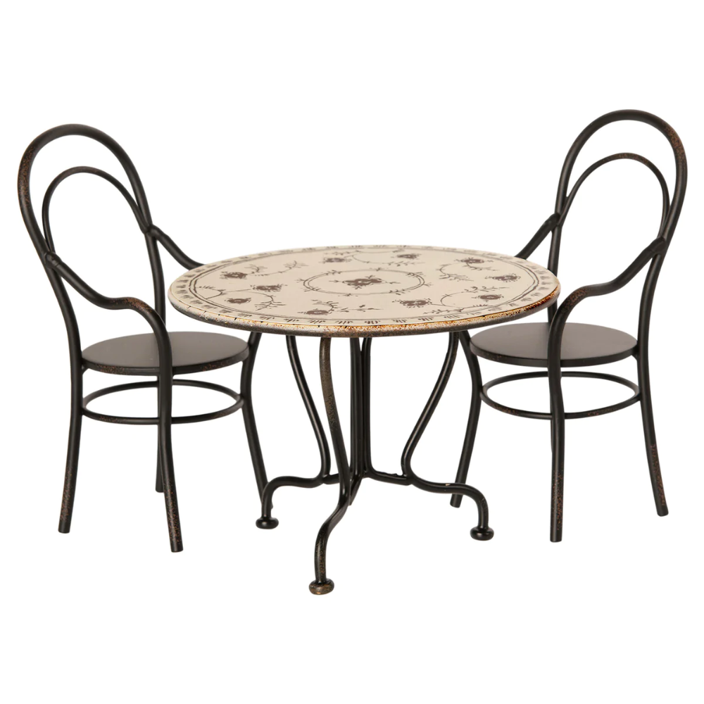Maileg Dining Table Set W 2 Chairs