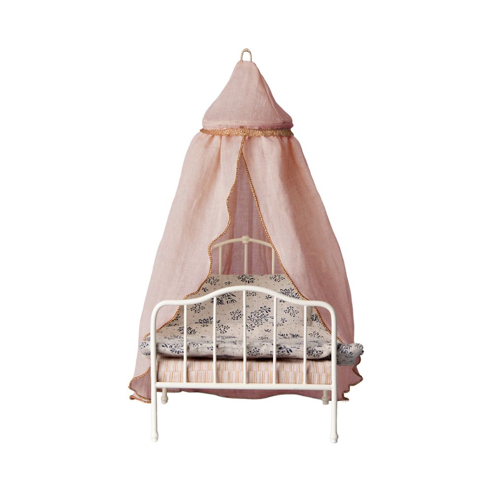 Maileg Miniature bed canopy - Rose
