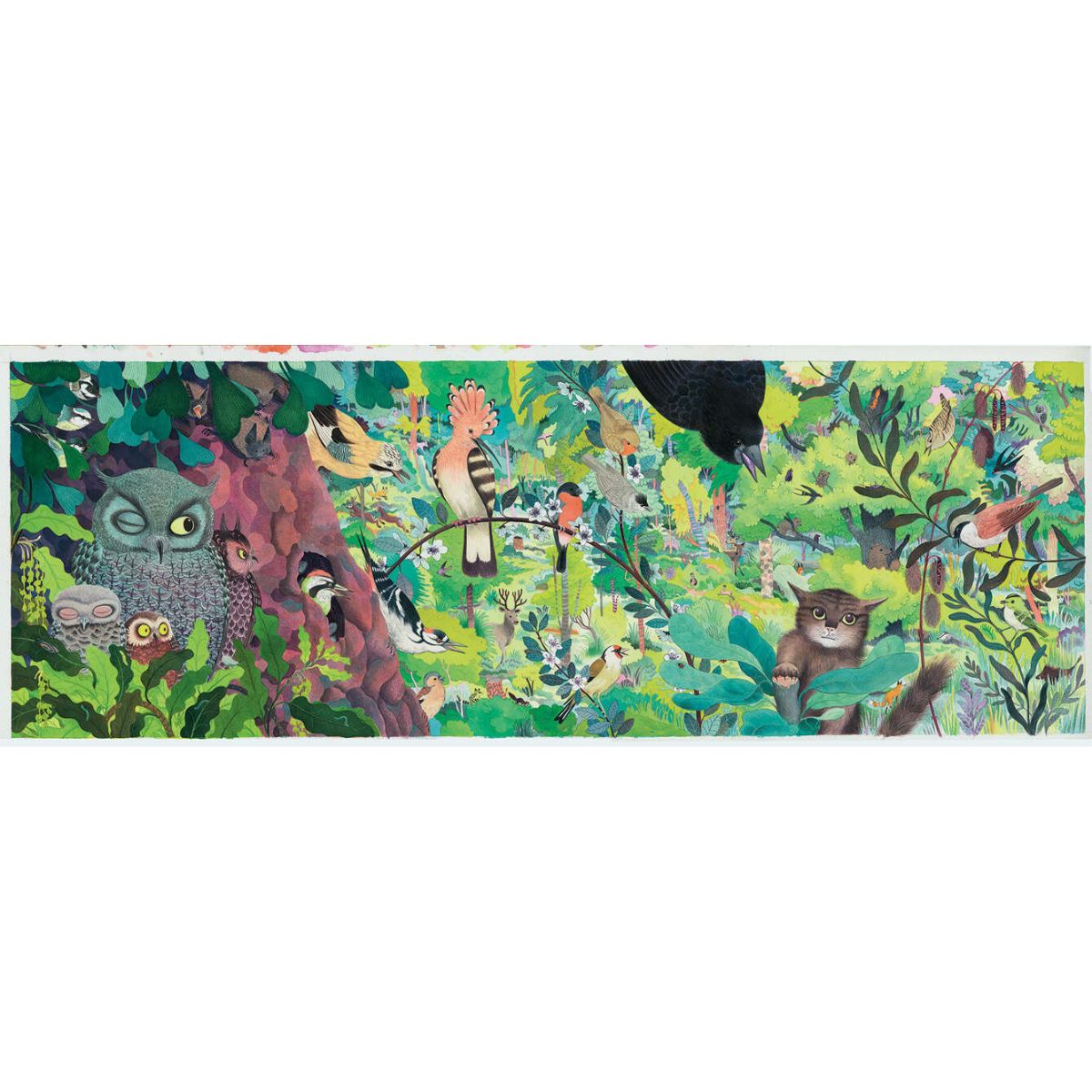 Djeco Gallery Puzzle- Owls and Birds 1000pcs
